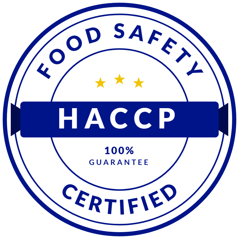 HACCP — Food Safety Certified